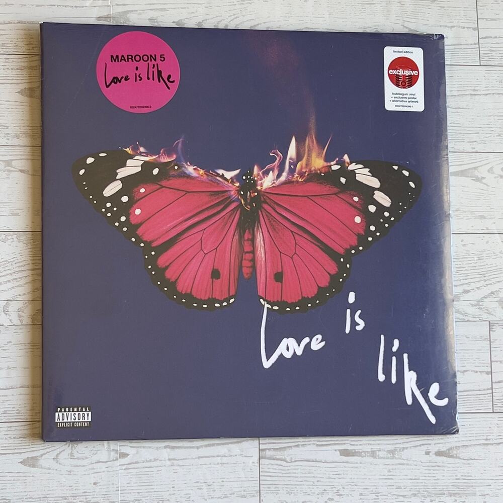 Maroon 5 Love Is Like (Target Exclusive Bubblegum Pink Vinyl) NEW!